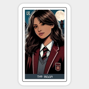 the moon - house of anubis tarot card Sticker